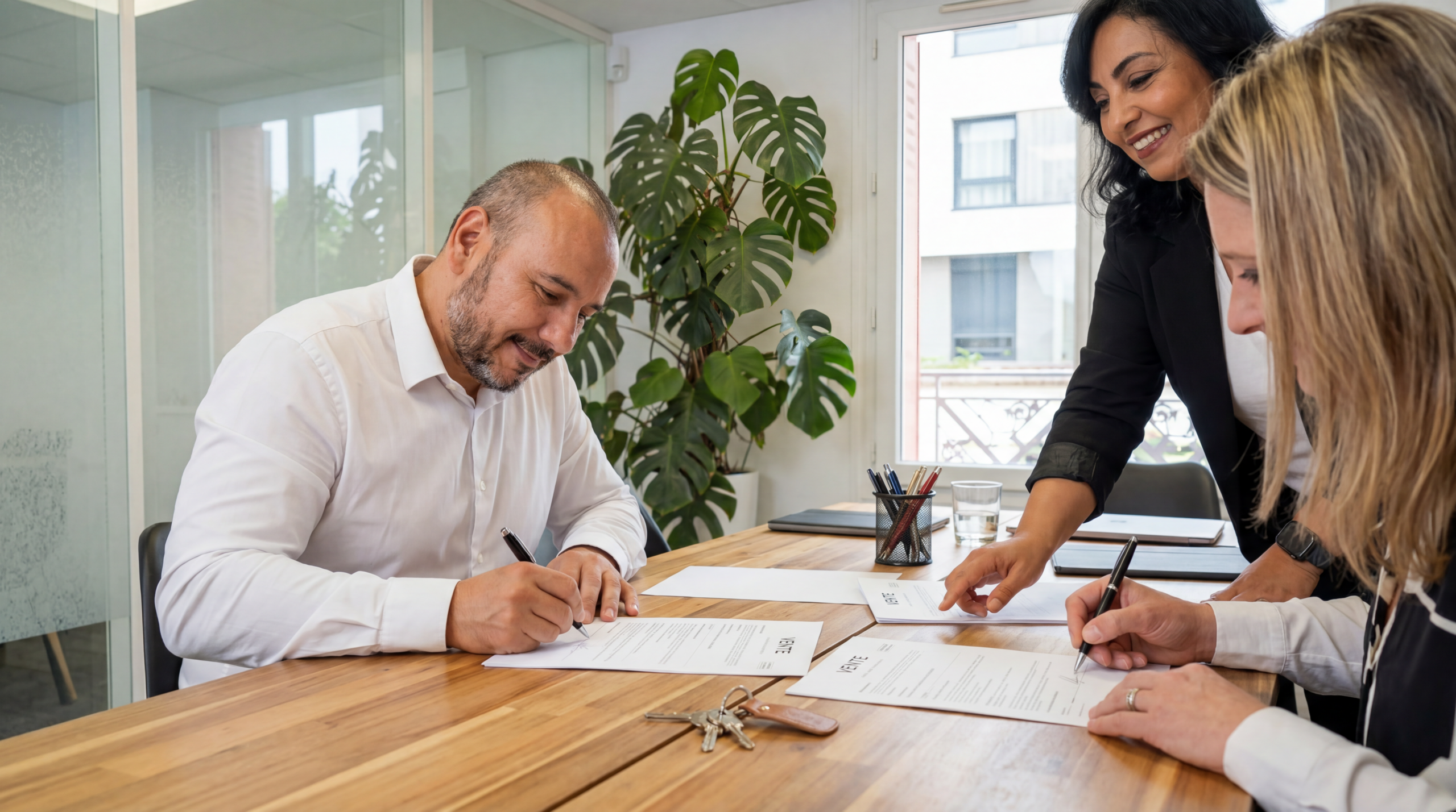 Signature électronique sécurisée pour vente immobilière